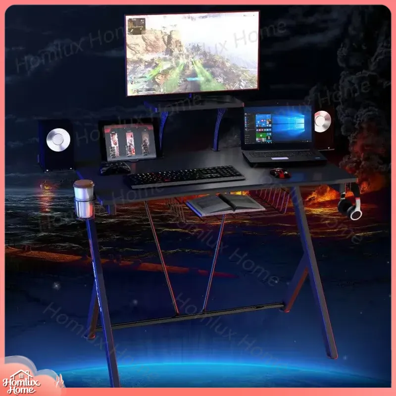 Desk Setup L Shaped - Multifunctional Gaming Desk for Esports PC