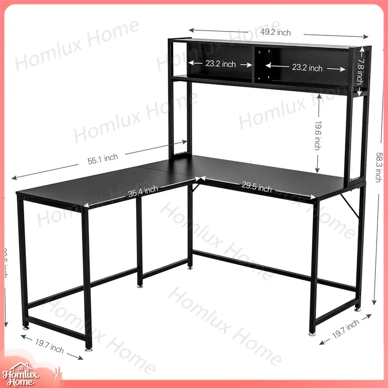 Heavy Duty Gaming Desk with RG - Desk Setup L Shaped 评论和价格