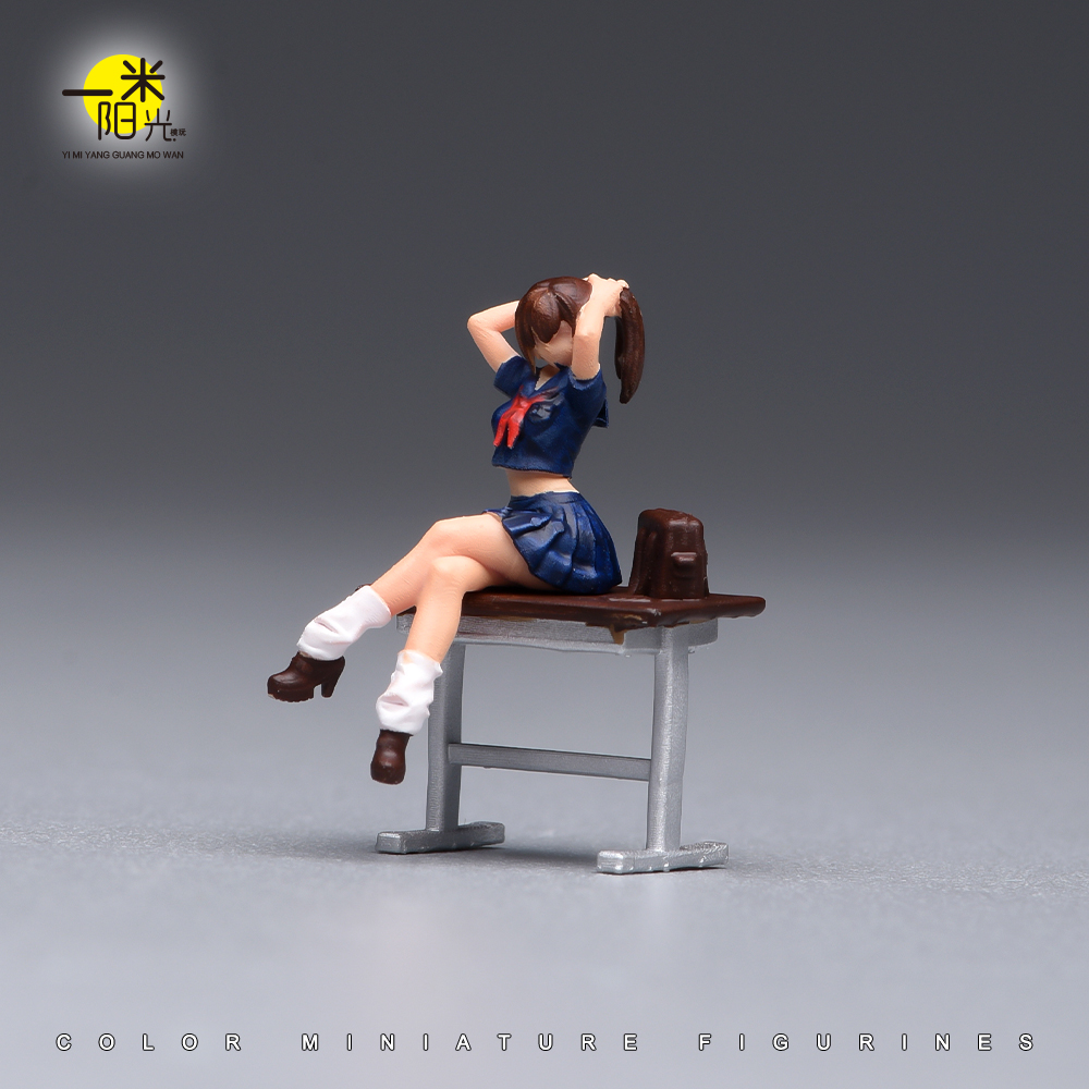 Painted Miniature 1/87 1/64 Ja - Desk Setup With Tv 评论和价格
