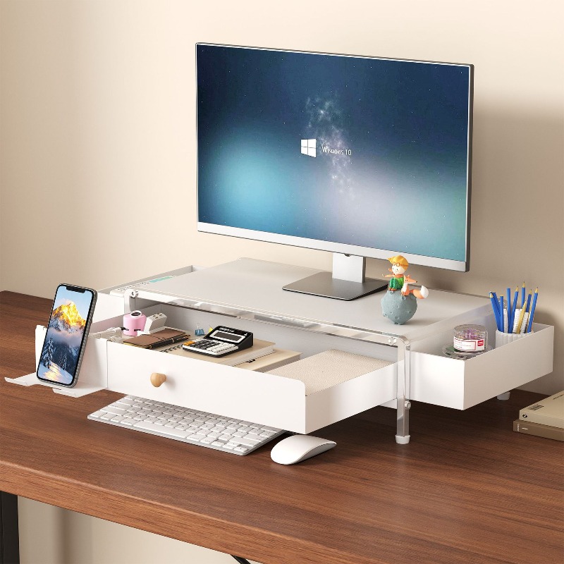 Metal Monitor Stand Riser Adju - Setup Desk Monitor 评论和价格