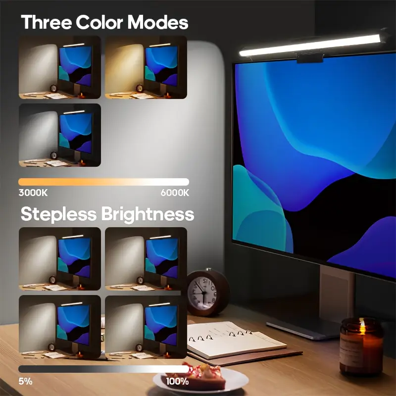 RGB Monitor Light Bar Strip Ey - Desk Setup Lamp 评论和价格