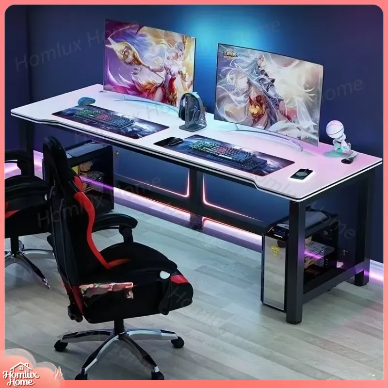 Carbon Fiber Texture Black Gam - Desk Setup L Shaped 评论和价格