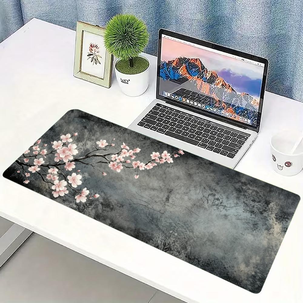 Plum Blossom Ink Art Extended  - Desk Setup Pc And Laptop 评论和价格