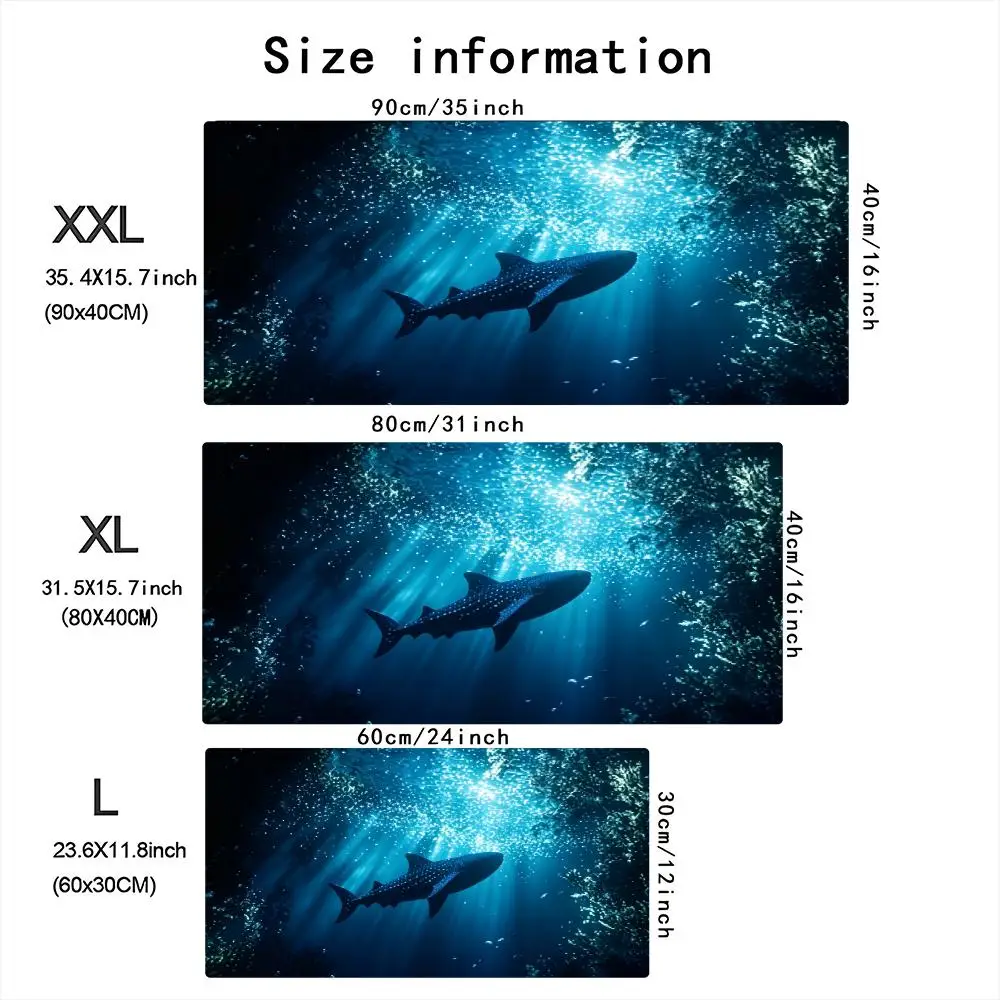 Deep Sea Whale Shark Large Gam - Desk Setup Pc And Laptop 评论和价格