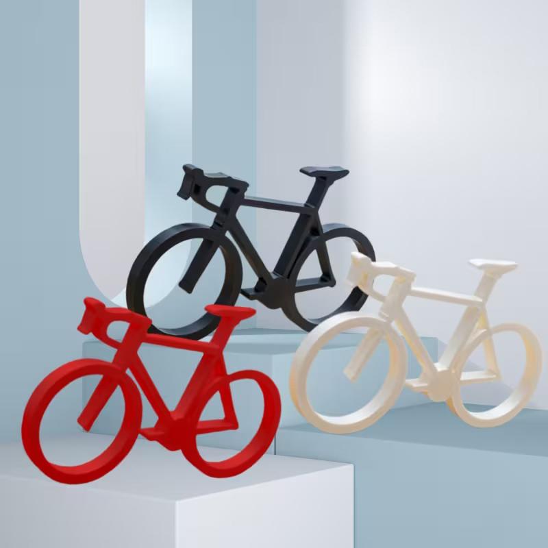 Bicycle Sculpture 3D Printed M - Desk Setup Minimalist 评论和价格